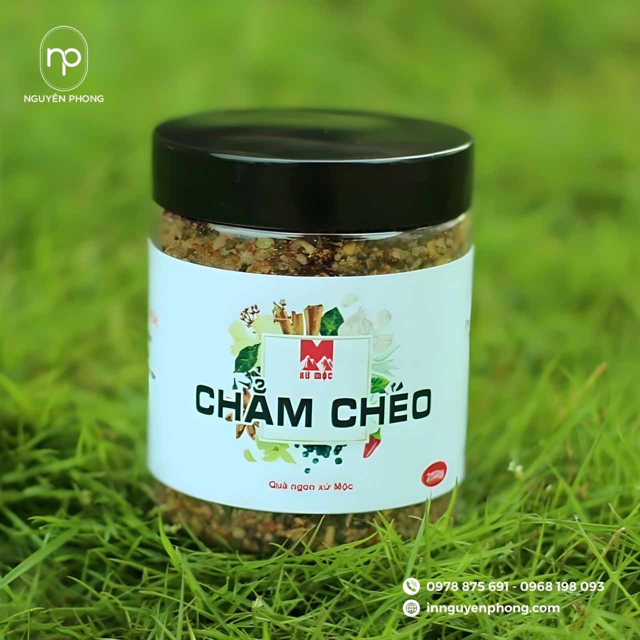 Tem chẩm chéo dán hộp nhựa
